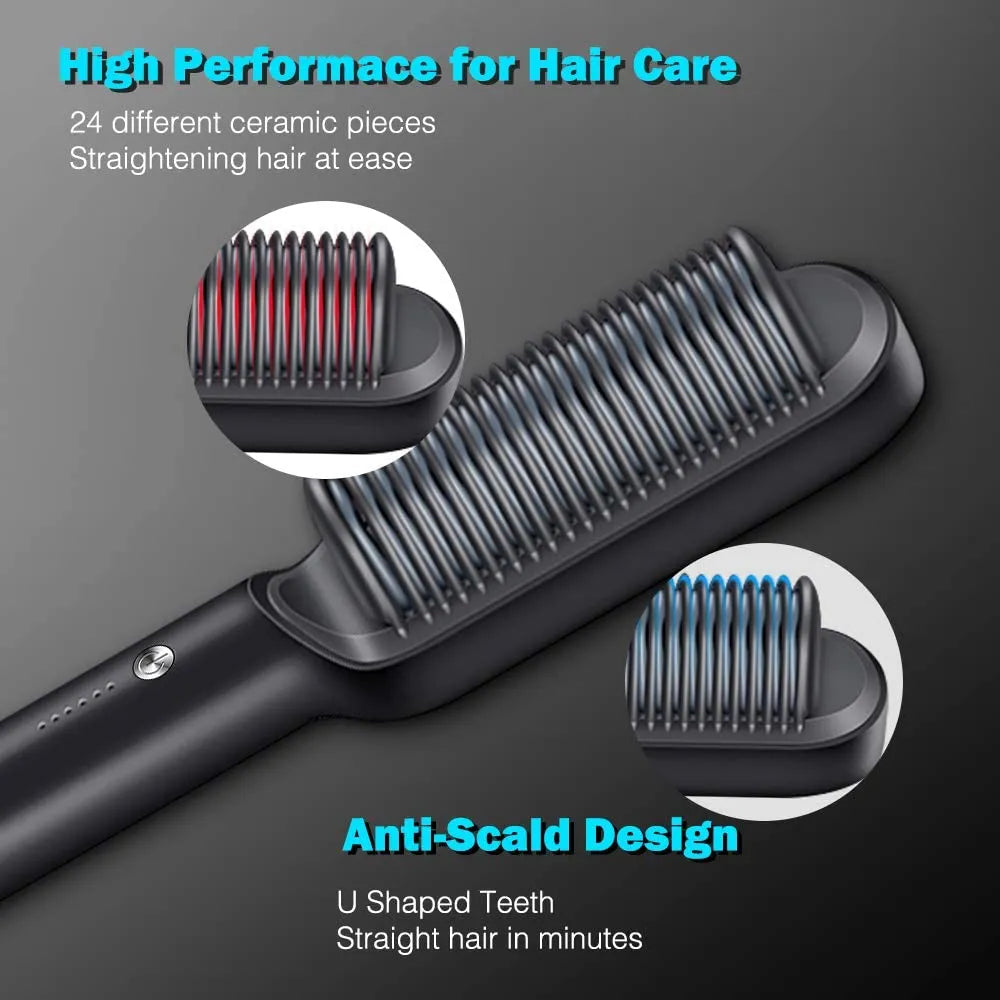 Hair Straightener Brush